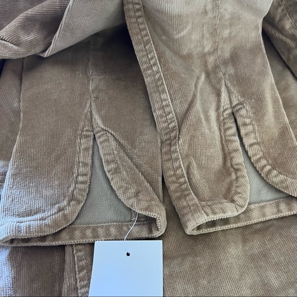 New True meaning corduroy embroidered floral jacket size Large New With Tags A7 - Picture 8 of 16